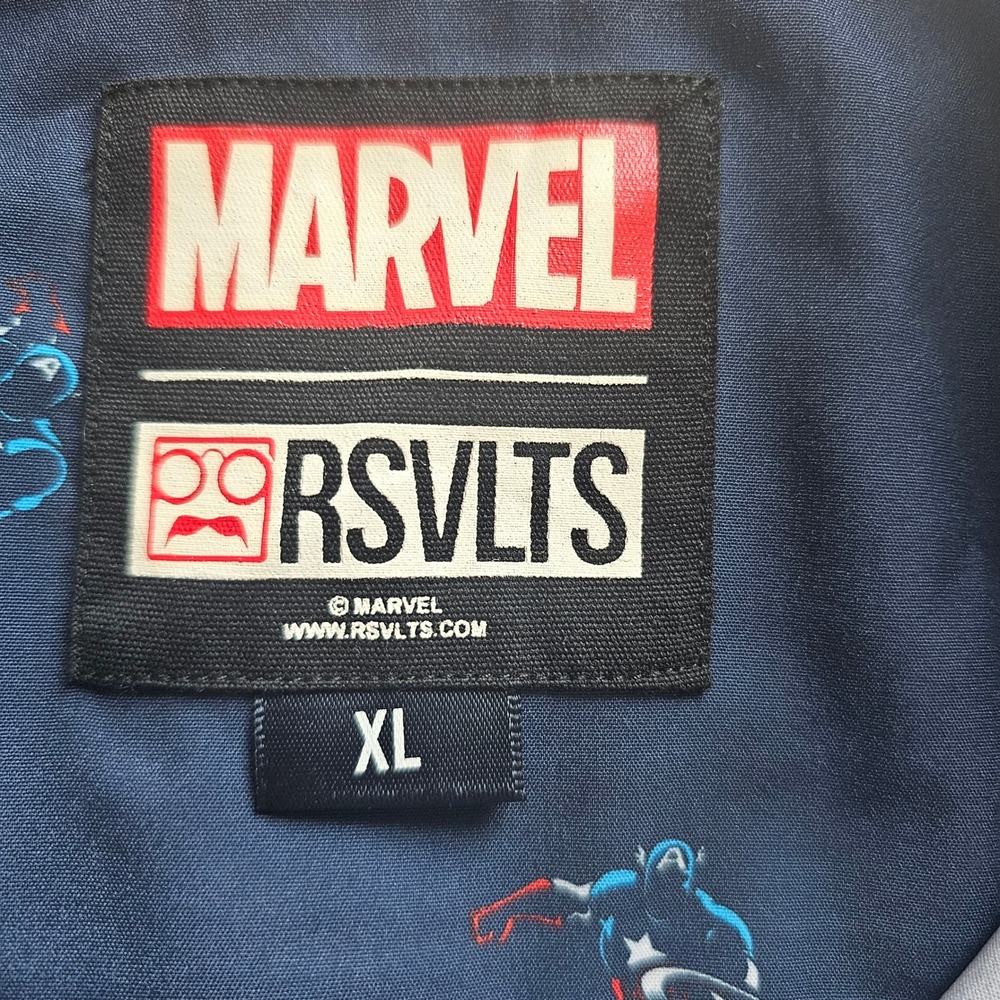 RSVLTS‎ xl Captain America patriotic nwot marvel - Picture 4 of 7